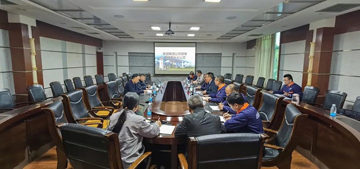 云煤（创世大发）集团党委书记、董事长宁德刚一行到解化化工分公司调研指导