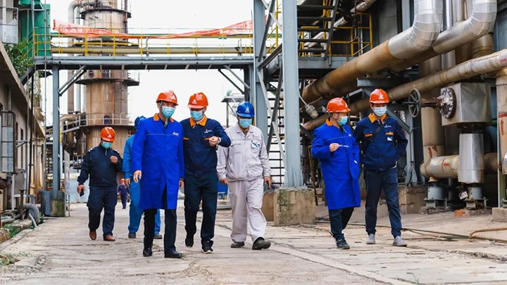 云煤（创世大发）集团党委副书记、副董事长、总司理高建嵩到解化化工分公司督导检查清静生产事情