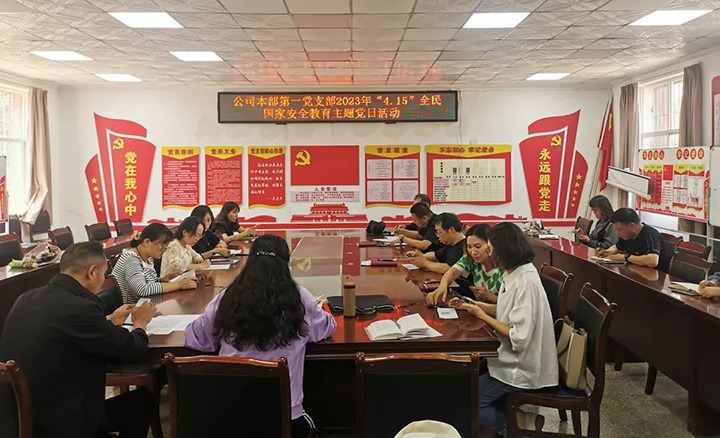 云煤（创世大发）集团组织开展“4·15全民国家清静教育日”普法宣传系列活动