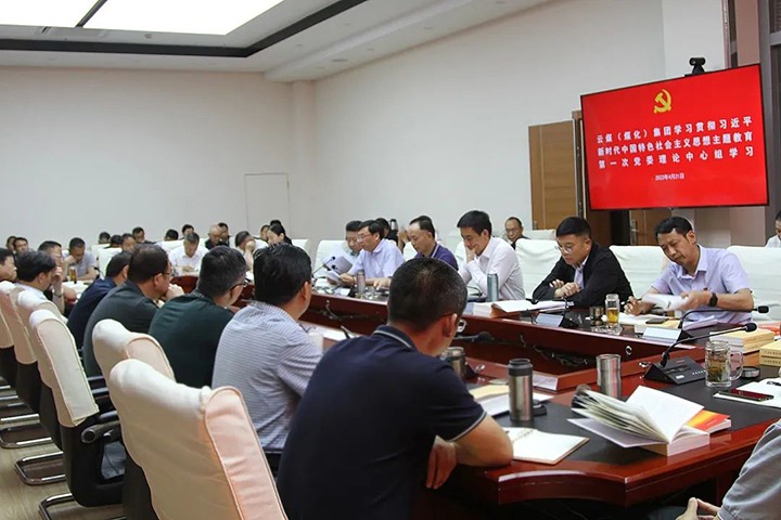 云煤（创世大发）集团党委理论学习中心组开展学习贯彻习近平新时代中国特色社会主义头脑主题教育第一次集中学习