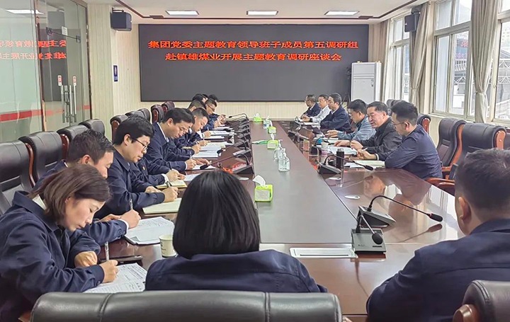 【主题教育】云煤（创世大发）集团党委委员、纪委书记、监察专员覃崇辉到镇雄煤业公司开展主题教育调研