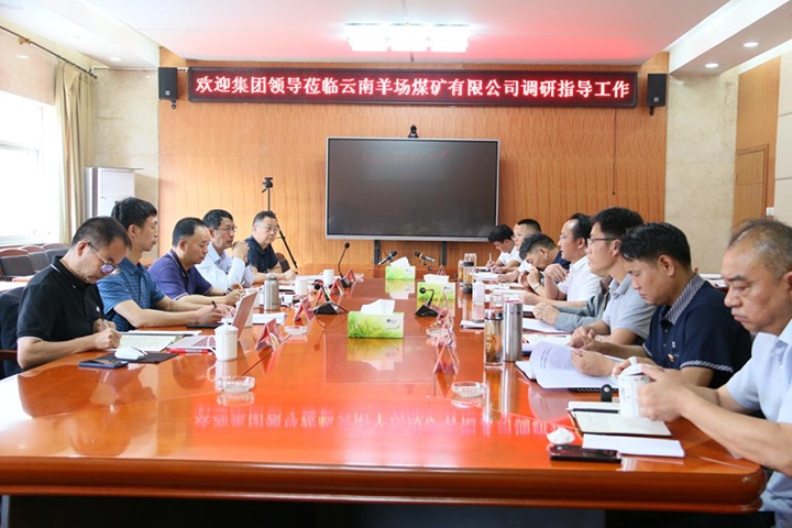 【主题教育】云煤（创世大发）集团党委书记、董事长宁德刚一行到羊场煤矿开展主题教育调研